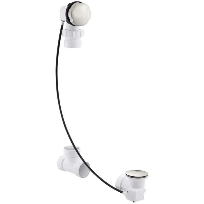 K7214CP,BV Kohler Clearflocable 27" Popup Tub Drain with Overflow